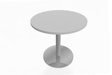 Round Discussion Table with White Table Top