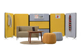 Cossa Office Acoustic Panel Cluster Of Five with Furniture