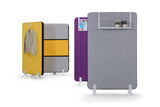 Cossa Office Acoustic Panel in Yellow and Purple and Grey