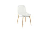Infiniti Next Dining Chair with White Ergonomic Polycarbonate Shell with Perforated Holes Designed by Andreas Ostwald