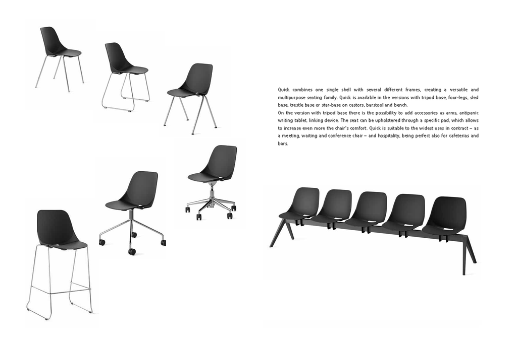 Quick Office  Chairs in Black