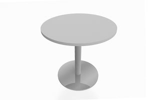 Round Discussion Table with White Table Top