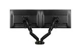 Dual Monitor Arms (Black) with Gas Spring