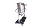 Tablex IS Rectangular Foldable Training Table Trolley Rack