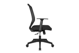 UNO Office Task Chair with Black Seat and Nylon Base Right View