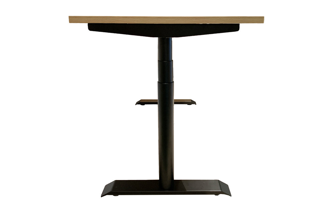 Height Adjustable Table with Hampshire Table Top and Wireless Charger